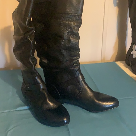 Steve Madden slouchy black boots~NWT~Sz varies - Picture 5 of 8